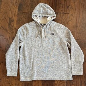The North Face Heathered Gray Men's Hooded Pulliver